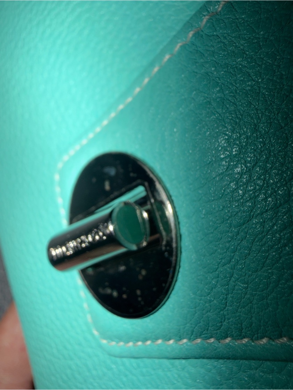 Tiffany & Co. Continental Turnlock Leather Wallet in Tiffany Blue - Picture 5 of 9